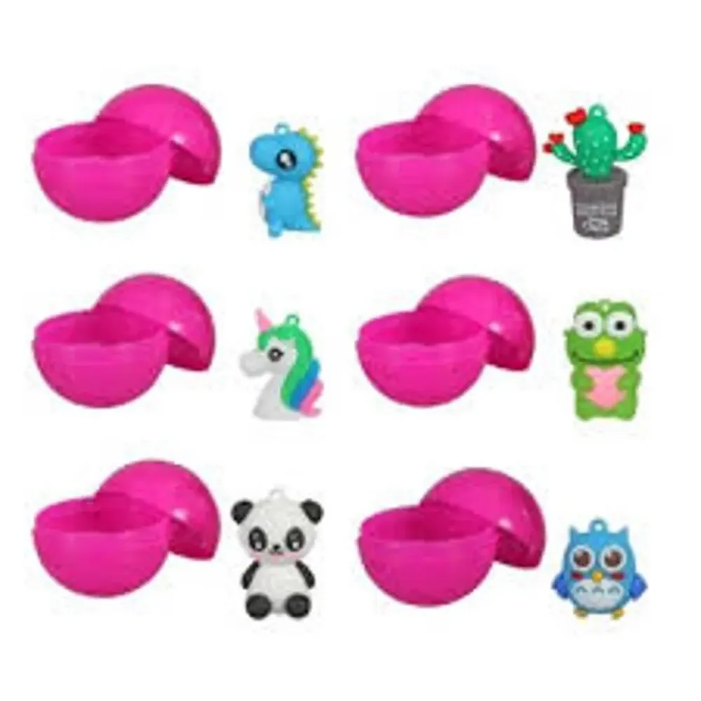 (4) Ja-Ru Surprise Blind Ball Capsules Collect All 6 Kids Fun Party Favors